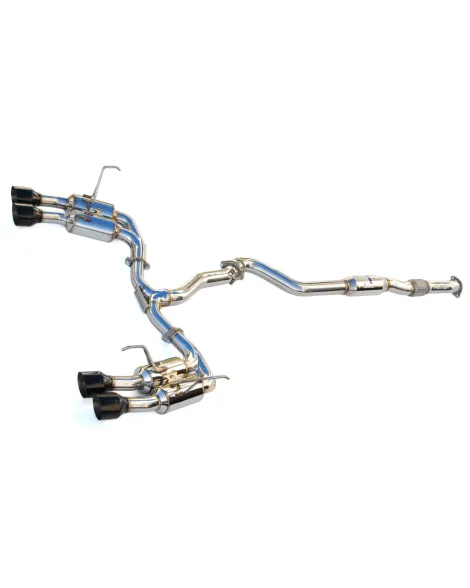 Subaru WRX 11-14 Sedan / STI 11-14 Sedan Invidia R400 Cat Back Exhaust System Black Tips Subaru WRX 11-14 Sedan / STI 11-14 Sedan Invidia R400 Cat Back Exhaust System Black Tips