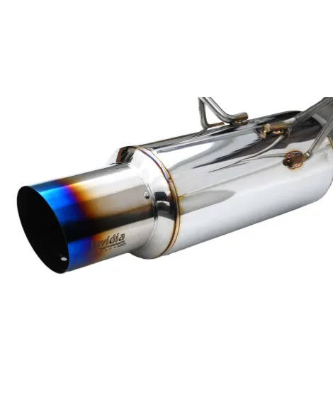 Invidia 76mm N1 Cat Back Exhaust System Burnt Titanium Tip Subaru WRX/STI 15-21 Invidia 76mm N1 Cat Back Exhaust System Burnt Titanium Tip Subaru WRX/STI 15-21