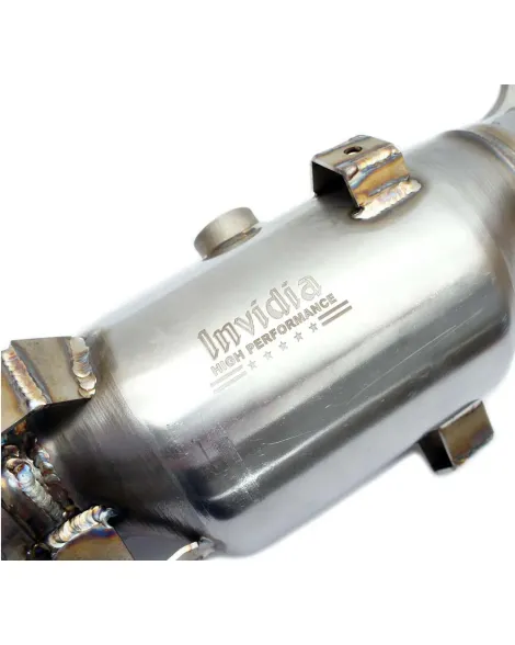 Invidia 76mm Downpipe with Hi Flow Cat Honda Civic Type R FK8 17-