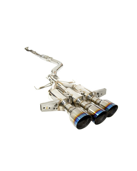 Honda Civic Type R FK8 17- Invidia Gemini/R400 Cat Back Exhaust System Titanium Tips Honda Civic Type R FK8 17- Invidia Gemini/R400 Cat Back Exhaust System Titanium Tips