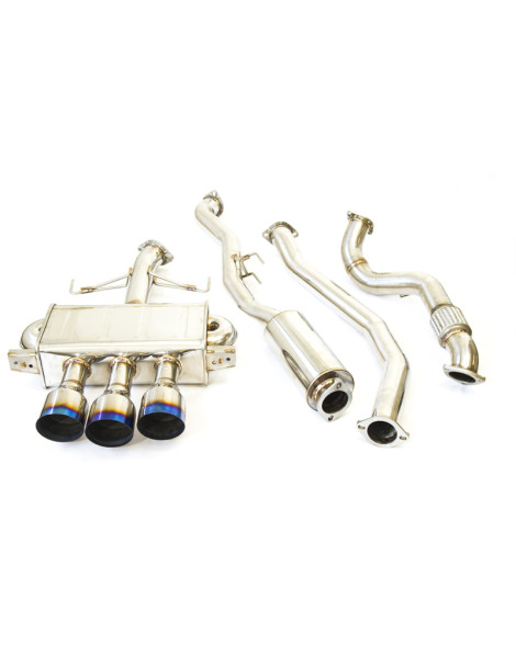 Honda Civic Type R FK8 17-21 Invidia Q300 Cat Back Exhaust System Titanium Tips Honda Civic Type R FK8 17-21 Invidia Q300 Cat Back Exhaust System Titanium Tips