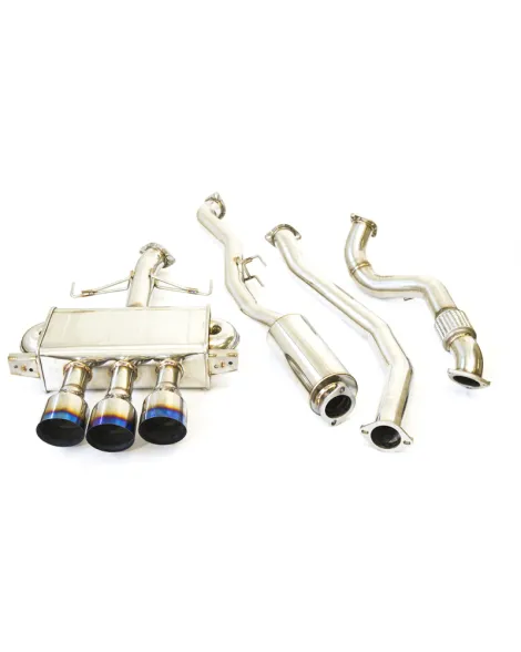 Honda Civic Type R FK8 17-21 Invidia Q300 Cat Back Exhaust System Titanium Tips Honda Civic Type R FK8 17-21 Invidia Q300 Cat Back Exhaust System Titanium Tips