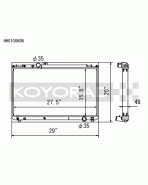 Toyota Chaser JZX100 Koyo Racing Performance Aluminium N-Flo Radiator Toyota Chaser JZX100 Koyo Racing Performance Aluminium N-Flo Radiator