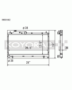 Subaru WRX / STI 08-21 Koyo Racing Performance Aluminium Radiator Hyper V Core Subaru WRX / STI 08-21 Koyo Racing Performance Aluminium Radiator Hyper V Core