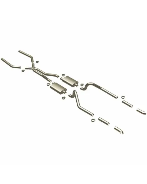 Ford Mustang I6/V8 1967-1970 MagnaFlow Street Series Crossmember-Back Performance Exhaust System 15816 Ford Mustang I6/V8 1967-1970 MagnaFlow Street Series Crossmember-Back Performance Exhaust System 15816