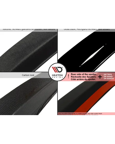 Mazda 3 MPS MK2 Mazdaspeed Maxton Design Spoiler Cap Mazda 3 MPS MK2 Mazdaspeed Maxton Design Spoiler Cap