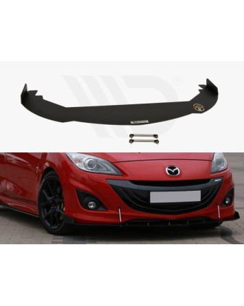 Mazda 3 MPS MK2 Mazdaspeed Maxton Design Front Racing Splitter