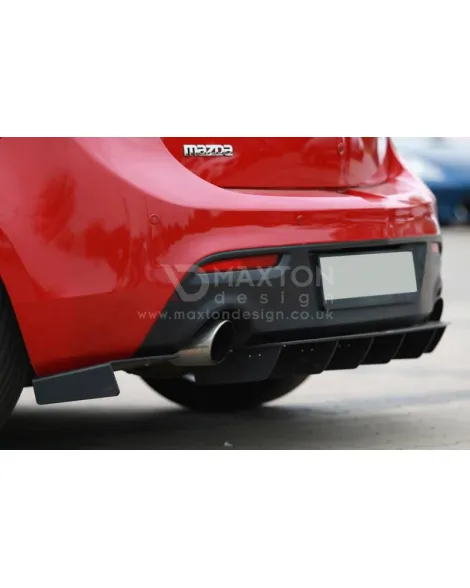 Mazda 3 MPS MK2 Mazdaspeed Maxton Design Racing Rear Side Splitters