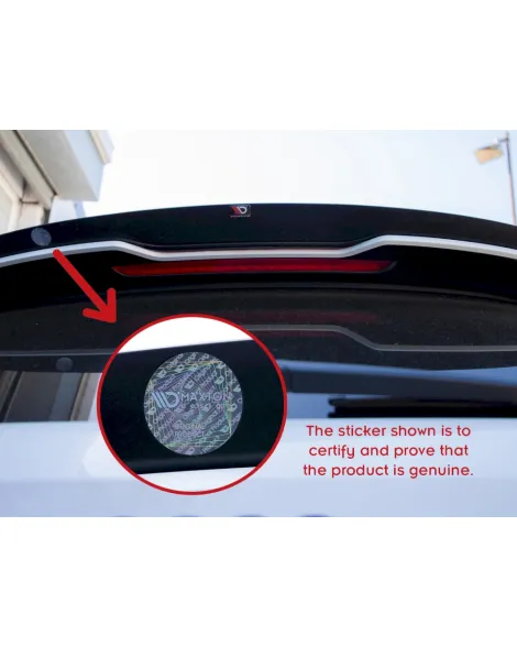 Mazda 3 MPS MK1 07-09 Mazdaspeed Maxton Design Spoiler Cap Mazda 3 MPS MK1 07-09 Mazdaspeed Maxton Design Spoiler Cap