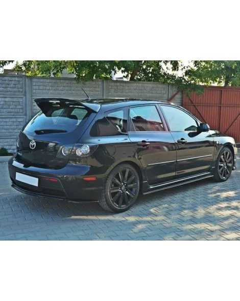 Mazda 3 MPS MK1 07-09 Mazdaspeed Maxton Design Central Rear Splitter Mazda 3 MPS MK1 07-09 Mazdaspeed Maxton Design Central Rear Splitter