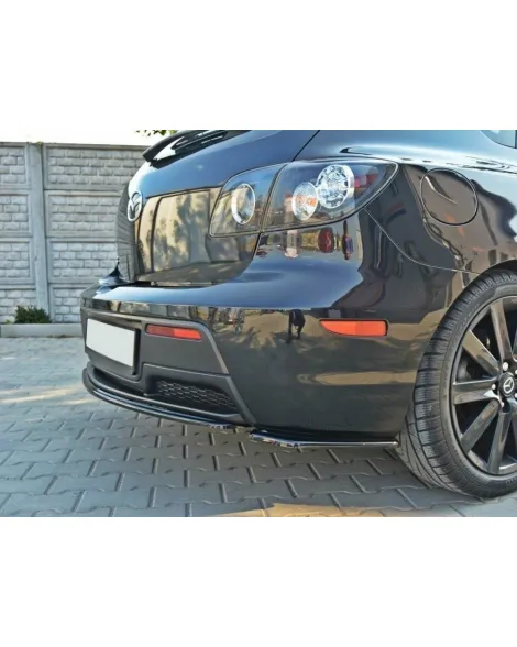 Mazda 3 MPS MK1 07-09 Mazdaspeed Maxton Design Rear Side Splitters Mazda 3 MPS MK1 07-09 Mazdaspeed Maxton Design Rear Side Splitters