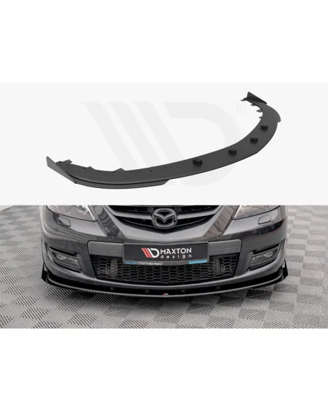 Mazda 3 MPS MK1 07-09 Mazdaspeed Maxton Design Street PRO Front Splitter + Flaps