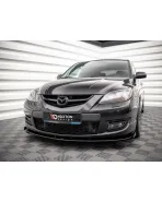 Mazda 3 MPS MK1 07-09 Mazdaspeed Maxton Design Street PRO Front Splitter + Flaps Mazda 3 MPS MK1 07-09 Mazdaspeed Maxton Design Street PRO Front Splitter + Flaps