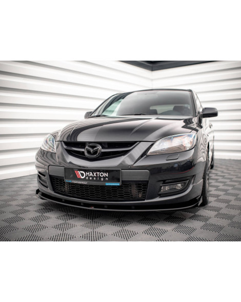 Mazda 3 MPS MK1 07-09 Mazdaspeed Maxton Design Street PRO Front Splitter + Flaps Mazda 3 MPS MK1 07-09 Mazdaspeed Maxton Design Street PRO Front Splitter + Flaps