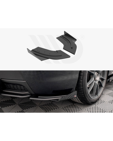 Mazda 3 MPS MK1 07-09 Mazdaspeed Maxton Design Street PRO Rear Side Splitters + Flaps Mazda 3 MPS MK1 07-09 Mazdaspeed Maxton Design Street PRO Rear Side Splitters + Flaps