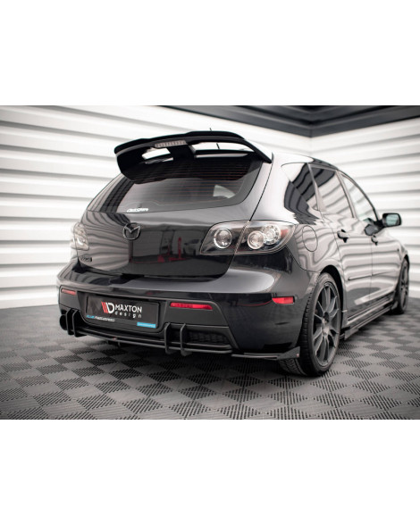 Mazda 3 MPS MK1 07-09 Mazdaspeed Maxton Design Gloss Rear Side Flaps Mazda 3 MPS MK1 07-09 Mazdaspeed Maxton Design Gloss Rear Side Flaps