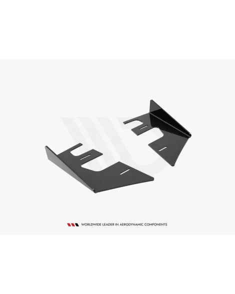 Mazda 3 MPS MK1 07-09 Mazdaspeed Maxton Design Gloss Rear Side Flaps