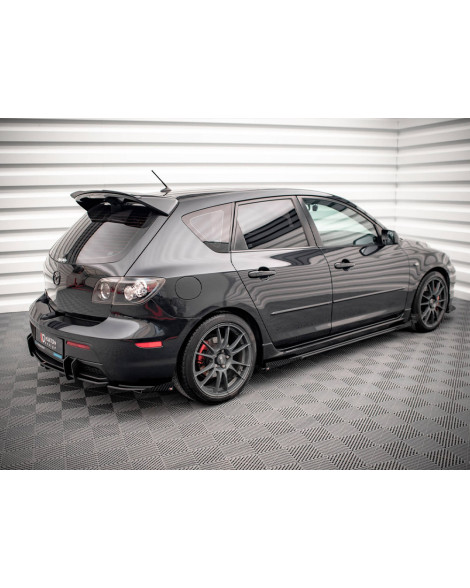 Mazda 3 MPS MK1 07-09 Mazdaspeed Maxton Design Street PRO Side Skirt Diffusers + Flaps