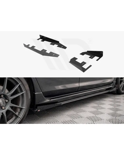 Mazda 3 MPS MK1 07-09 Mazdaspeed Maxton Design Gloss Side Flaps Mazda 3 MPS MK1 07-09 Mazdaspeed Maxton Design Gloss Side Flaps