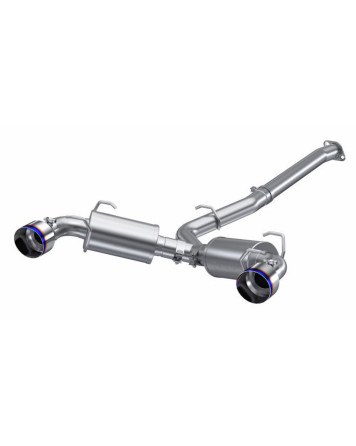 Toyota GT86 / GR86 / Subaru BRZ 12-23 MBRP Dual Split Cat-Back Exhaust w/Burnt Tips
