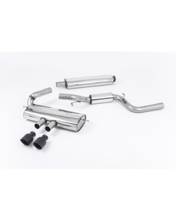Ford Focus MK3 ST 2.0 Ecoboost 5Dr Hatch 12- Milltek Cat-Back Exhaust System Black Tips (Resonated) Ford Focus MK3 ST 2.0 Ecoboost 5Dr Hatch 12- Milltek Cat-Back Exhaust System Black Tips (Resonated)