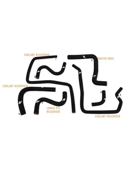 Subaru WRX / WRX STI 2004-2007 Mishimoto Silicone Ancillary Hoses Subaru WRX / WRX STI 2004-2007 Mishimoto Silicone Ancillary Hoses