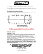 Mitsubishi EVO 4/5/6/7/8/9 IV-IX Moroso Wet Sump Oil Pan Road Race Baffled Mitsubishi EVO 4/5/6/7/8/9 IV-IX Moroso Wet Sump Oil Pan Road Race Baffled