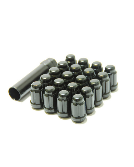 Muteki Closed End Lug Nuts Black M12x1.50 (20pcs) Muteki Closed End Lug Nuts Black M12x1.50 (20pcs)
