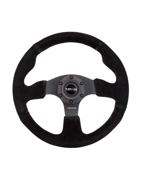NRG Racing Steering Wheel 320mm Suede w/Black Stitching NRG Racing Steering Wheel 320mm Suede w/Black Stitching
