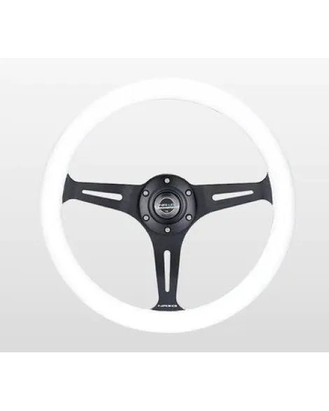NRG Steering Wheel Glow-N-The-Dark Green w/Black Spokes 350mm 1.5" Dish NRG Steering Wheel Glow-N-The-Dark Green w/Black Spokes 350mm 1.5" Dish