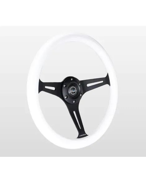 NRG Steering Wheel Glow-N-The-Dark Green w/Black Spokes 350mm 1.5" Dish NRG Steering Wheel Glow-N-The-Dark Green w/Black Spokes 350mm 1.5" Dish