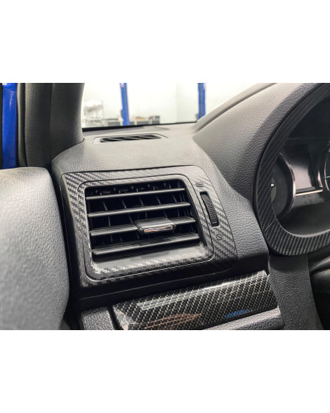 Subaru WRX/STI 14-21 / Forester 14-18 / Crosstrek 13-17 Sticker Fab AC Vent 3D Carbon Blackout Overlays Subaru WRX/STI 14-21 / Forester 14-18 / Crosstrek 13-17 Sticker Fab AC Vent 3D Carbon Blackout Overlays
