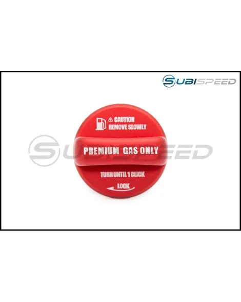 Subaru WRX 15-20 / STI OLM Automotive Anodized Red Fuel Cap Cover Subaru WRX 15-20 / STI OLM Automotive Anodized Red Fuel Cap Cover