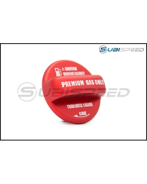 Subaru WRX 15-20 / STI OLM Automotive Anodized Red Fuel Cap Cover Subaru WRX 15-20 / STI OLM Automotive Anodized Red Fuel Cap Cover