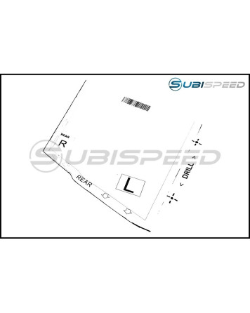 OLM Automotive Template for S207 / S208 Wing / Spoiler A.70032.3