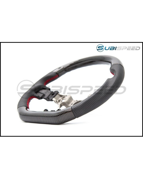 Subaru WRX & STI 15+ OLM Automotive PRO Leather / Carbon Steering Wheel Subaru WRX & STI 15+ OLM Automotive PRO Leather / Carbon Steering Wheel