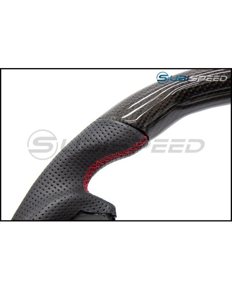 Subaru WRX & STI 15+ OLM Automotive PRO Leather / Carbon Steering Wheel Subaru WRX & STI 15+ OLM Automotive PRO Leather / Carbon Steering Wheel