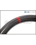 Subaru WRX & STI 15+ OLM Automotive PRO +12R Leather / Carbon / Red Stripe Steering Wheel Subaru WRX & STI 15+ OLM Automotive PRO +12R Leather / Carbon / Red Stripe Steering Wheel
