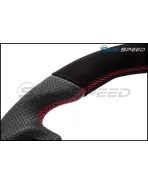 Subaru WRX & STI 15+ OLM Automotive PRO +12R Alcantara / Leather / Red Stripe Steering Wheel Subaru WRX & STI 15+ OLM Automotive PRO +12R Alcantara / Leather / Red Stripe Steering Wheel