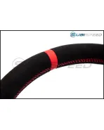 Subaru WRX & STI 15+ OLM Automotive PRO +12R Alcantara / Leather / Red Stripe Steering Wheel Subaru WRX & STI 15+ OLM Automotive PRO +12R Alcantara / Leather / Red Stripe Steering Wheel
