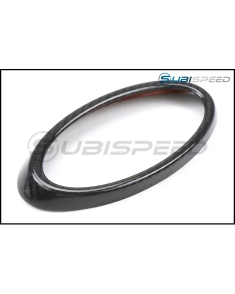 Subaru WRX & STI 15-17 OLM Automotive LE Dry Carbon Fiber Front Emblem Frame Overlay