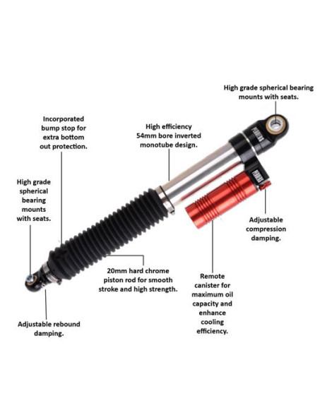 Isuzu D Max 2012+ 2WD/4WD Pedders Trak Ryder Extreme XA Coilover Kit