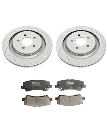 Ford Mustang 2.3L & 5.0L V8 GT 2015-2023 Pedders Rear Brake Kit (Pads & Discs)