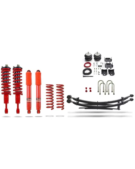 Ford Ranger PX 2011-2019 Pedders Heavy Duty Load Carrying Towing Suspension Kit w/Air bags & Assembled struts Ford Ranger PX 2011-2019 Pedders Heavy Duty Load Carrying Towing Suspension Kit w/Air bags & Assembled struts