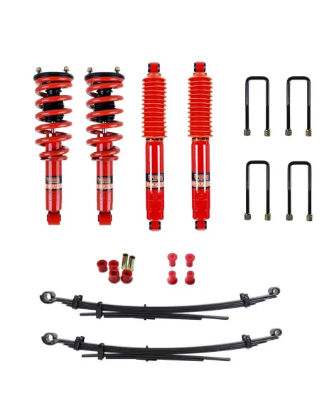 Mitsubishi L200 2015+ MQ/MR Pedders Extra Heavy Duty Load Carrying Towing Suspension Kit Assembled Struts Mitsubishi L200 2015+ MQ/MR Pedders Extra Heavy Duty Load Carrying Towing Suspension Kit Assembled Struts