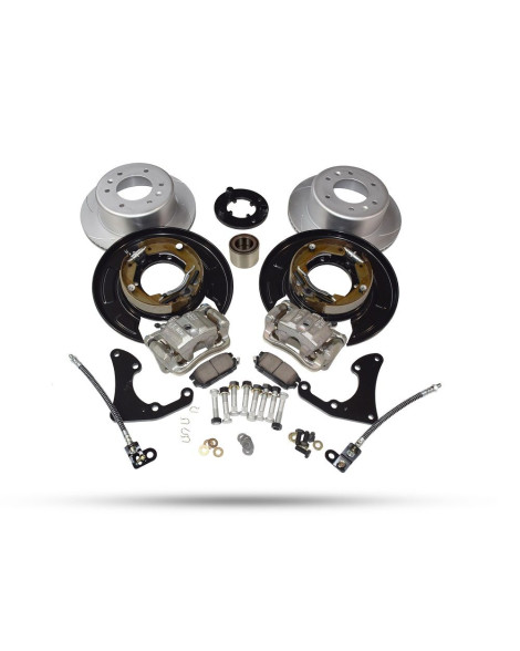 Isuzu D Max 2012+ 2WD/4WD Pedders Rear Drum to Brake Disc Conversion Kit Isuzu D Max 2012+ 2WD/4WD Pedders Rear Drum to Brake Disc Conversion Kit