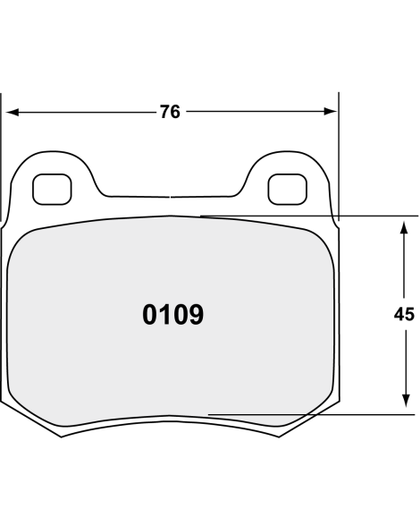 Subaru Impreza WRX/STI 2004-2017 PFC Z-Rated Rear Brake Pads Subaru Impreza WRX/STI 2004-2017 PFC Z-Rated Rear Brake Pads