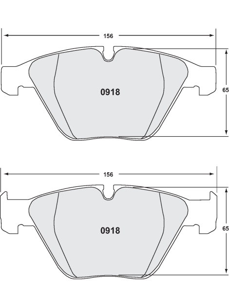 BMW M3 E90/92/93 / 328i/335 PFC 08 Compound Front Brake Pads BMW M3 E90/92/93 / 328i/335 PFC 08 Compound Front Brake Pads