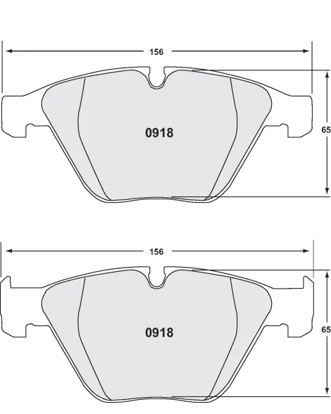 BMW M3 E90/92/93 / 328i/335 PFC Z-Rated Front Brake Pads BMW M3 E90/92/93 / 328i/335 PFC Z-Rated Front Brake Pads