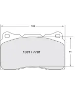 Subaru Impreza WRX/STI 2001-2021 4POT PFC Z-Rated Front Brake Pads